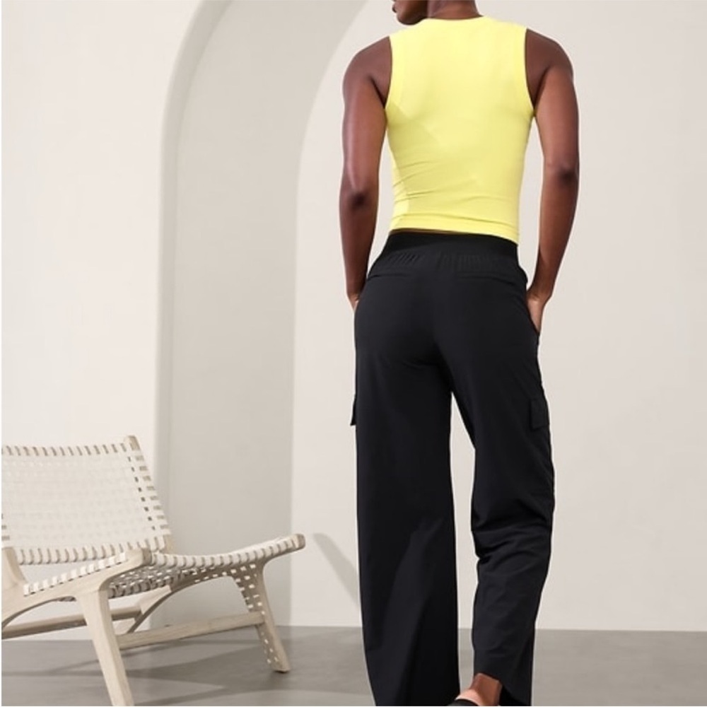 ATHLETA NWT yellow renew seamless muscle tank - Picture 6 of 7